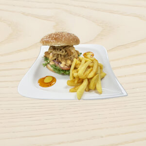 Mini Max burger with fries(Kiddes)